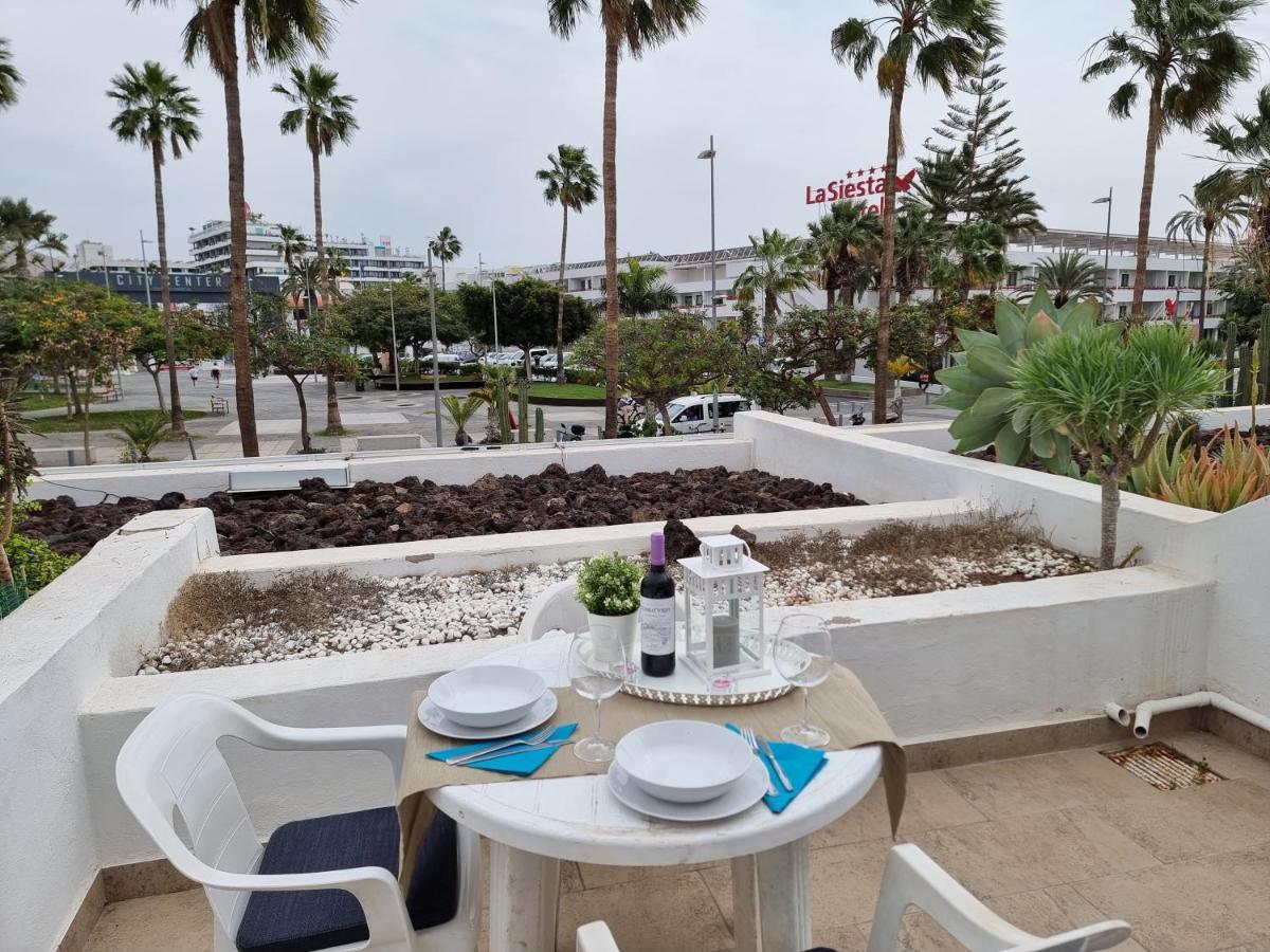 Duplex Apartment Vistamar, Sea-View, Heated Pool In Parque Santiago 2, Wifi Playa de las Américas Eksteriør billede