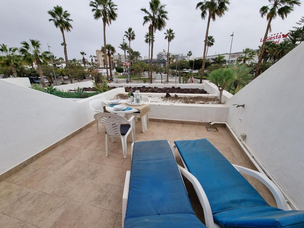 Duplex Apartment Vistamar, Sea-View, Heated Pool In Parque Santiago 2, Wifi Playa de las Américas Eksteriør billede