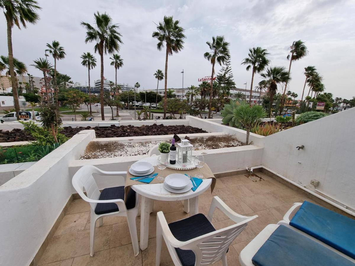 Duplex Apartment Vistamar, Sea-View, Heated Pool In Parque Santiago 2, Wifi Playa de las Américas Eksteriør billede