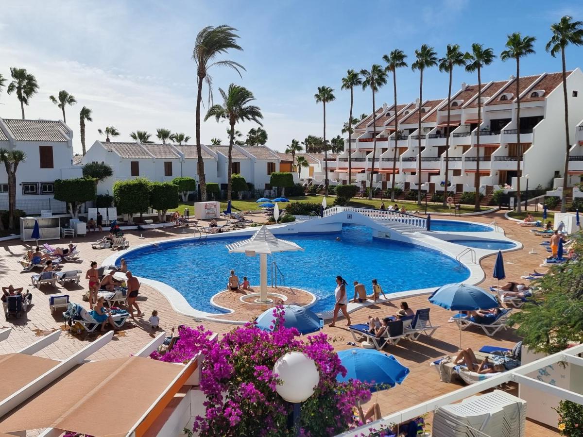 Duplex Apartment Vistamar, Sea-View, Heated Pool In Parque Santiago 2, Wifi Playa de las Américas Eksteriør billede